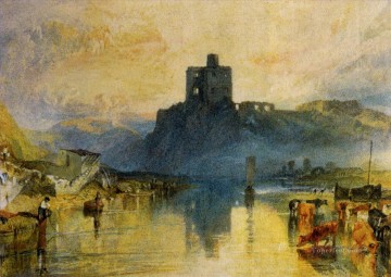 Castillo de Norham en el río Tweed Turner romántico Pinturas al óleo